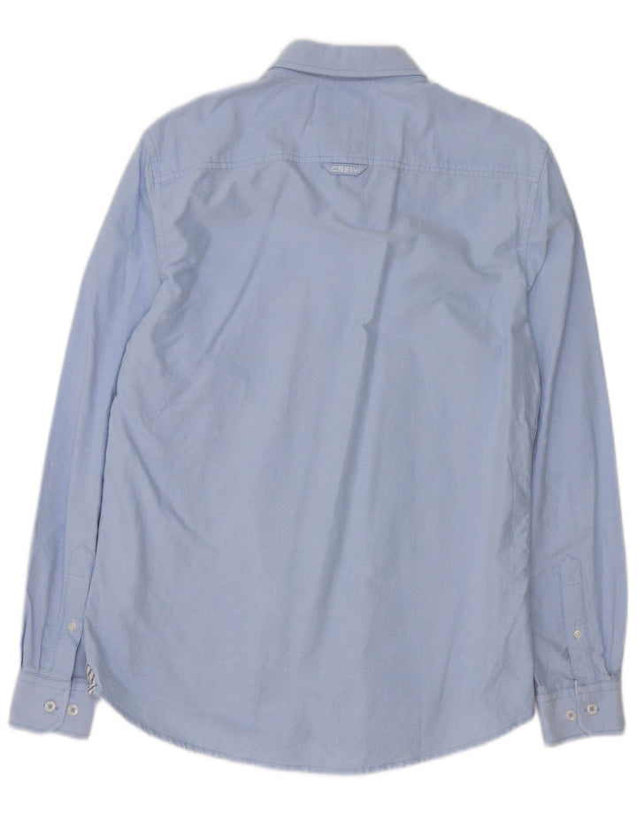 CREW TØJ Herre Slim Fit skjorte Medium Blue Cotton