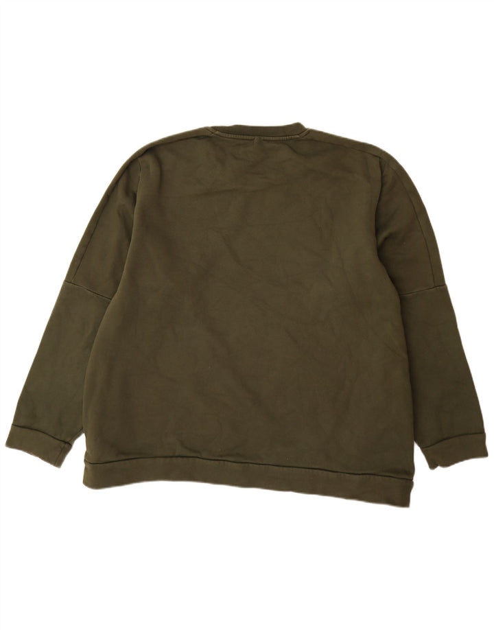 Adidas Sweatshirt Jumper til mænd 2XL Khaki Bomuld