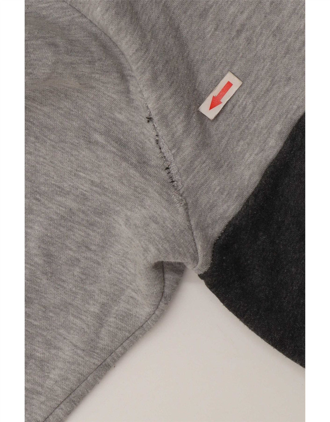 Fila Herre Sweatshirt Jumper Stor Grå Colourblock Bomuld