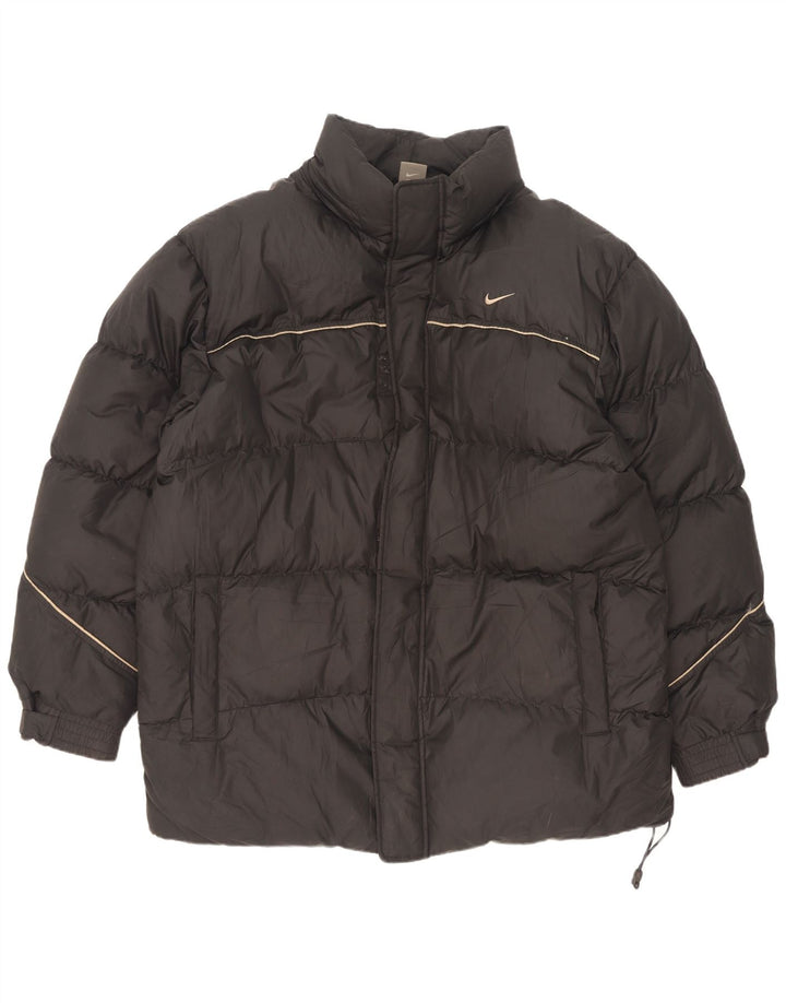 Nike polstret jakke til mænd UK 42 XL sort polyester