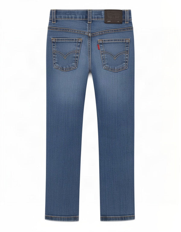 Levi's Boys 511 Slim Jeans 5-6 år W22 L20 Blå Bomuld