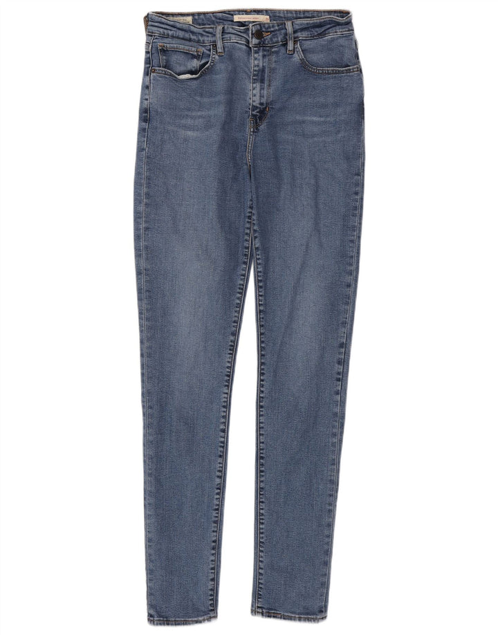 LEVI'S Dame 721 Skinny Jeans W29 L32 Blå Lyocell