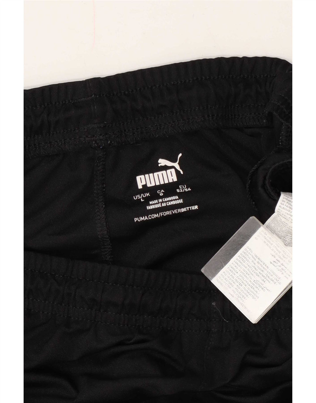 Puma Herre Sportshorts Large Sort Polyester