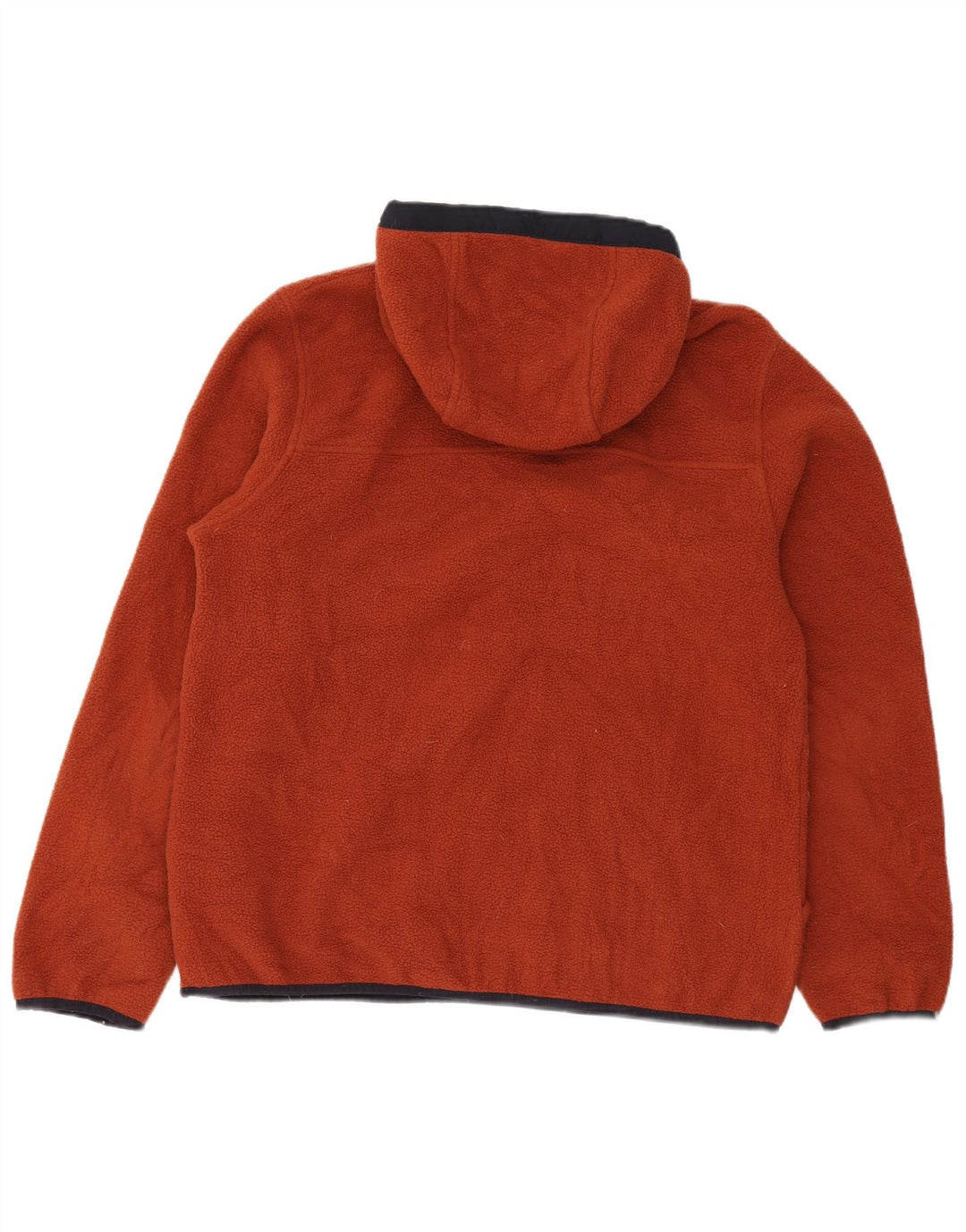 The North Face Herre Hooded Button Neck Fleece Jumper Medium Rød Polyester