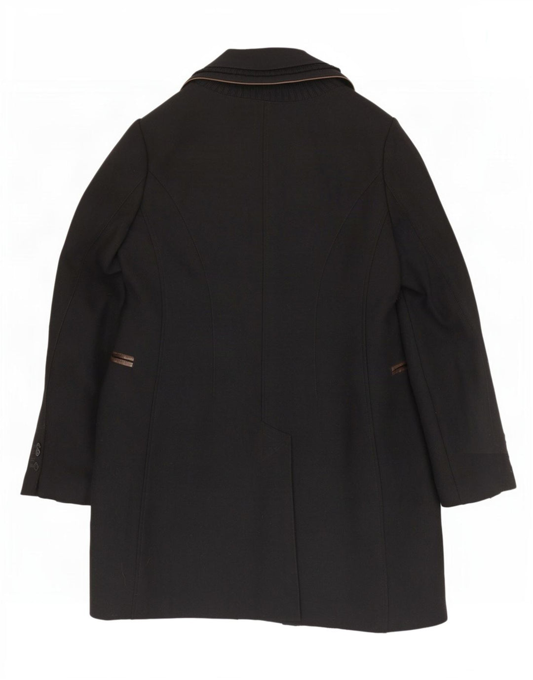 Mabrun Dame Overfrakke IT 48 XL Sort Virgin Wool