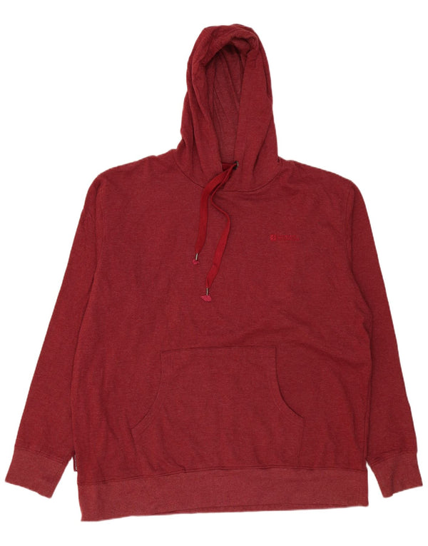 Mountain Warehouse Herre hættetrøje 2XL Bourgogne bomuld