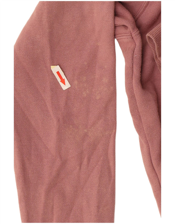 VOLCOM Grafisk hættetrøje til kvinder UK 14 Medium Pink