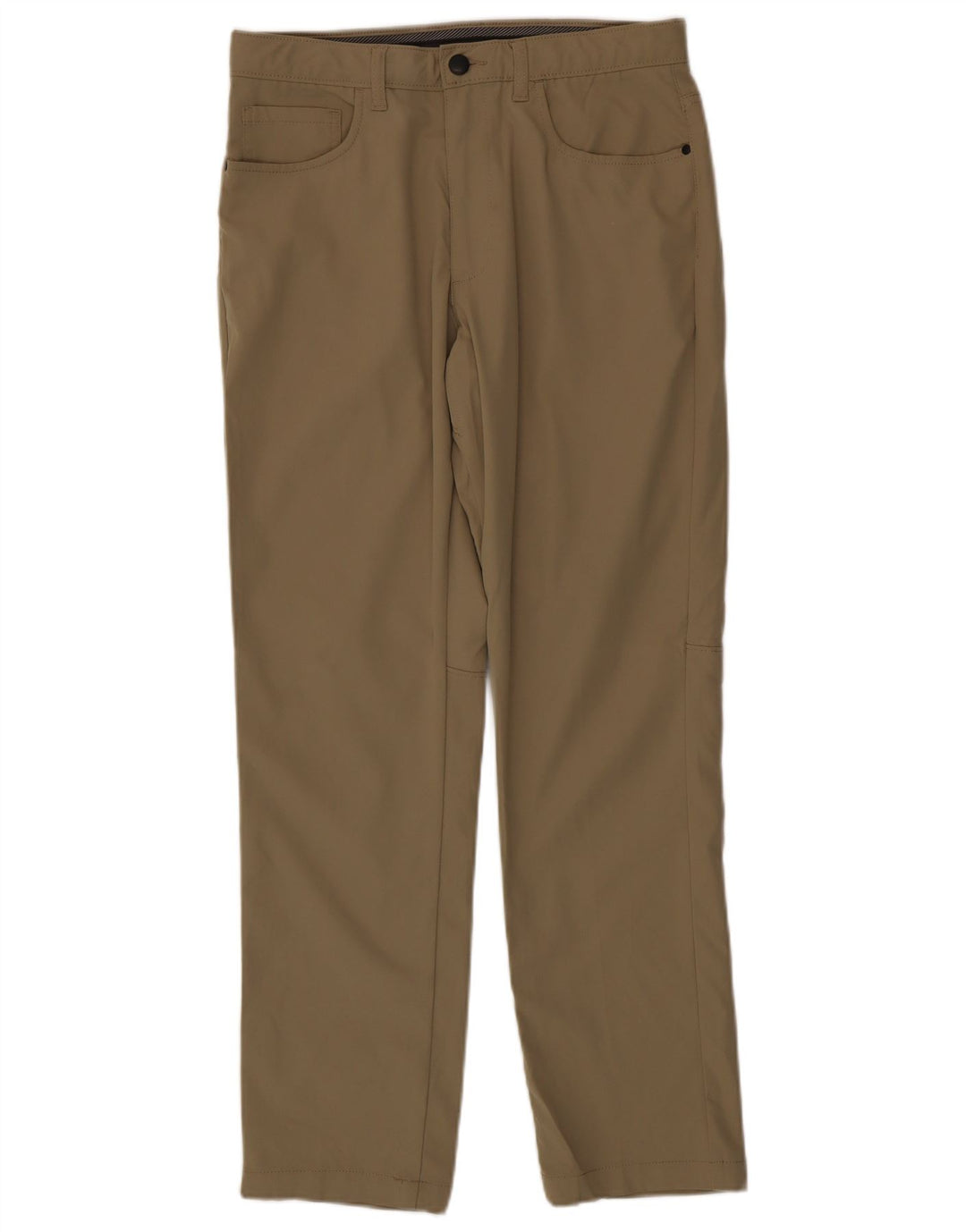 Lee Straight Casual Bukser til mænd W32 L32 Beige Polyester