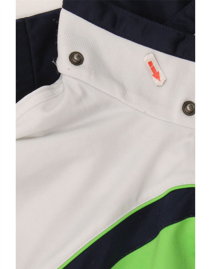 Sergio Tacchini Herre træningsdragt Top jakke Small Navy Blue Colourblock