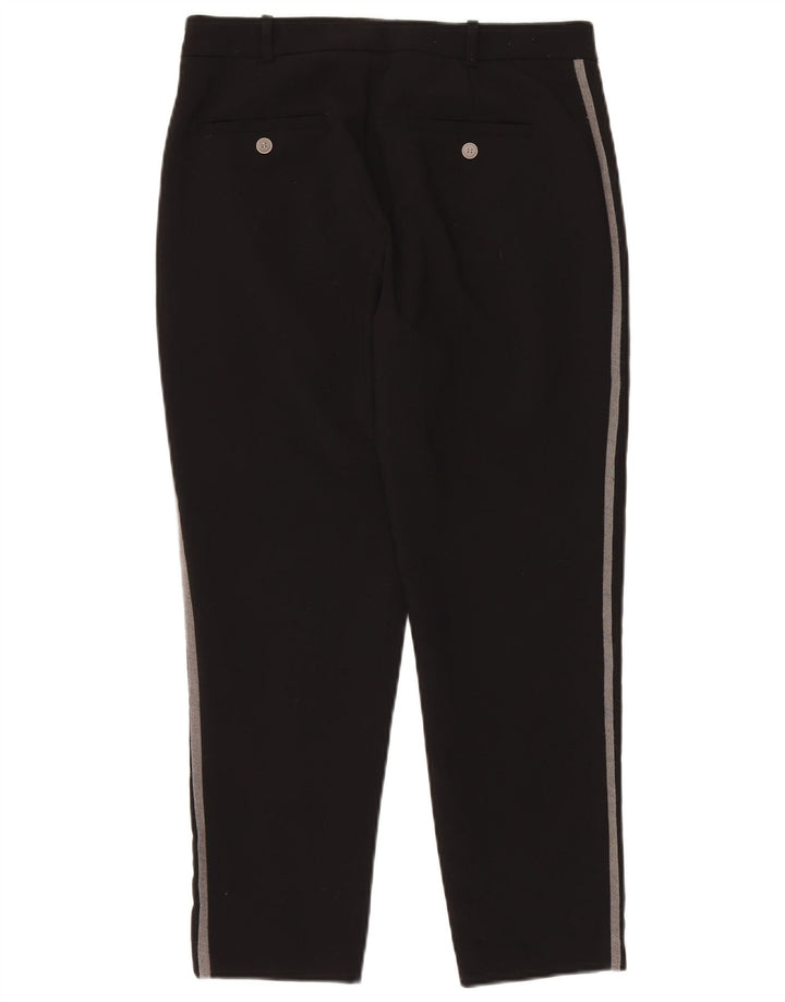 ZARA Slim Chino-bukser til kvinder Small Black Colourblock