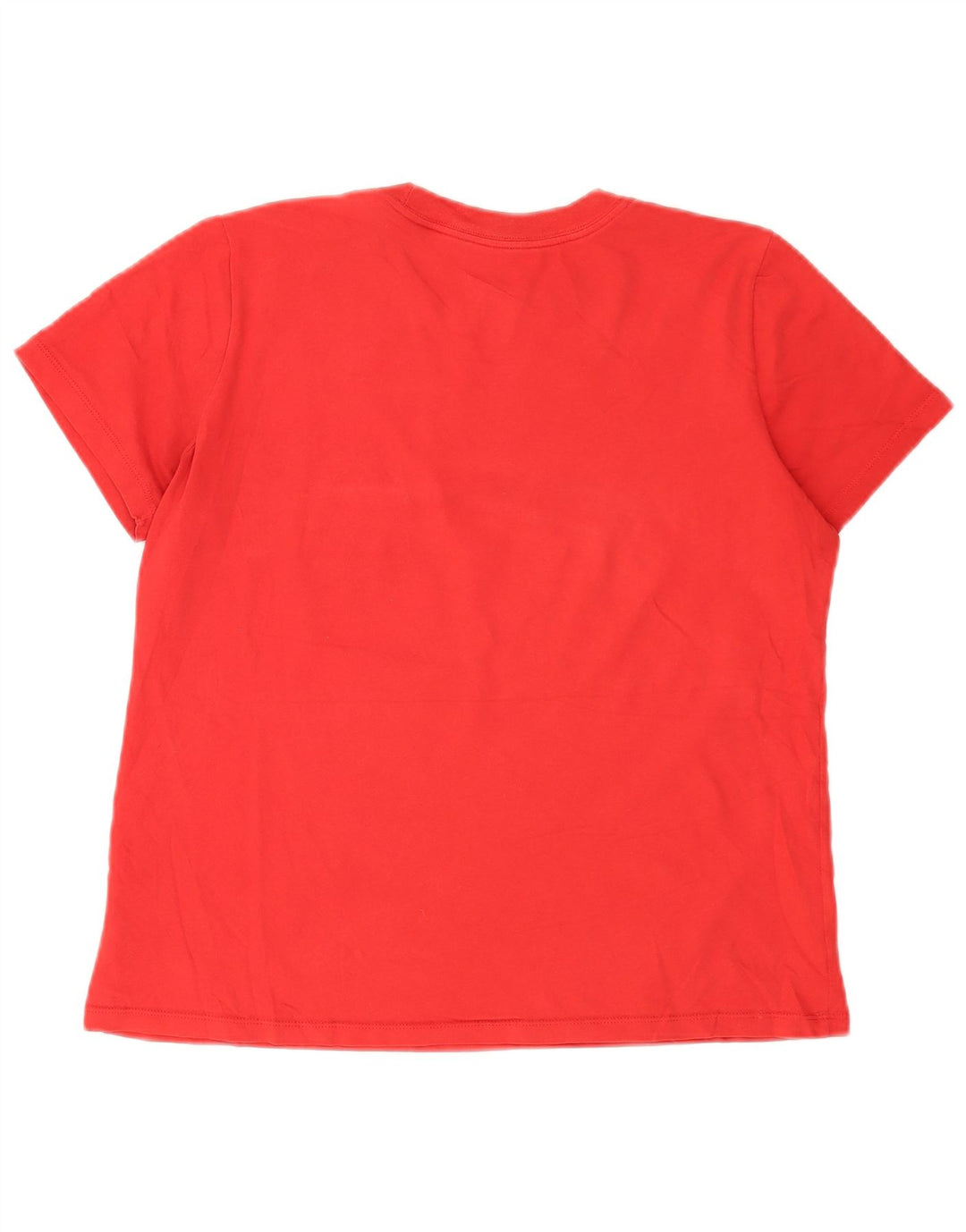 Nike Herre Dri Fit grafisk T-shirt Top Medium Rød Bomuld