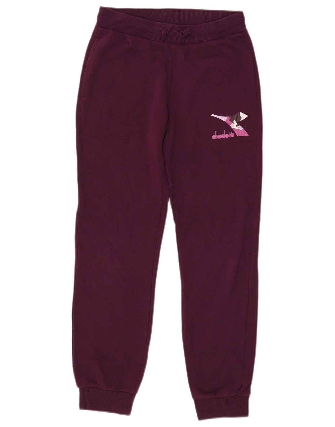 DIADORA Træningsdragt til kvinder Joggers UK 18 XL Lilla Camouflage