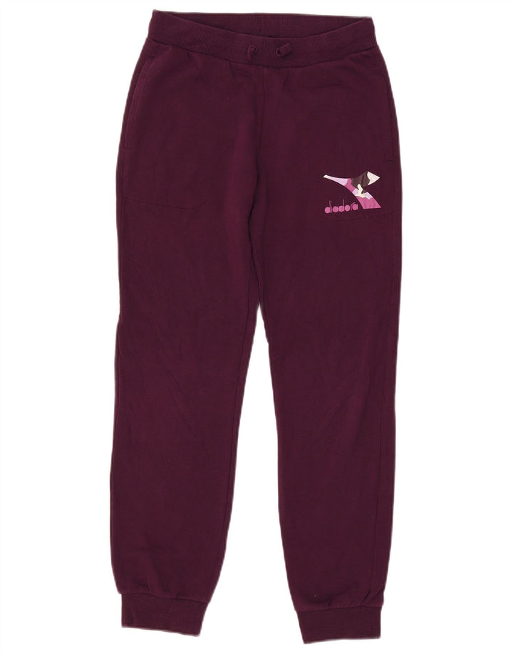 DIADORA Træningsdragt til kvinder Joggers UK 18 XL Lilla Camouflage