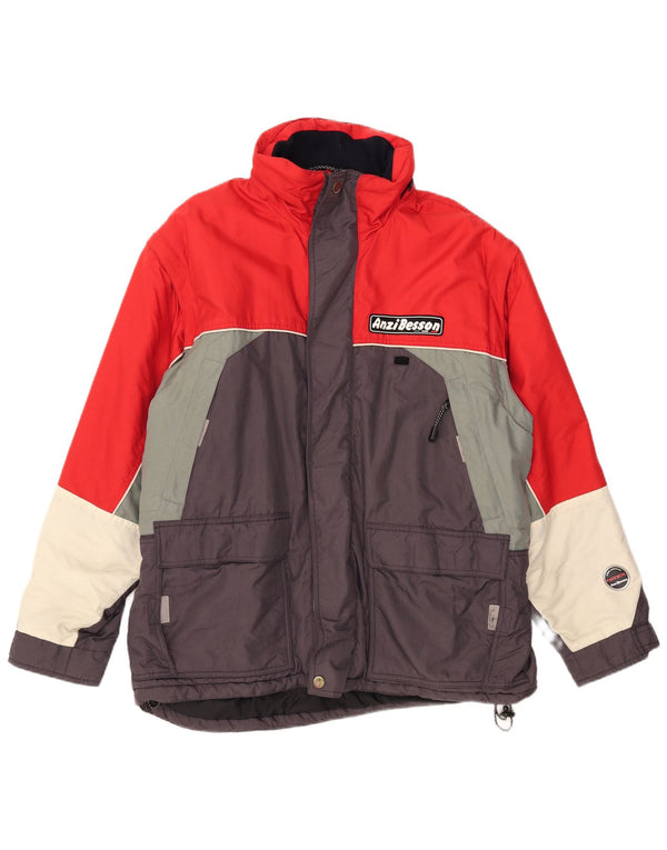 Anzi Besson Herre Windbreaker Jacket UK 42 XL Flerfarvet Colourblock