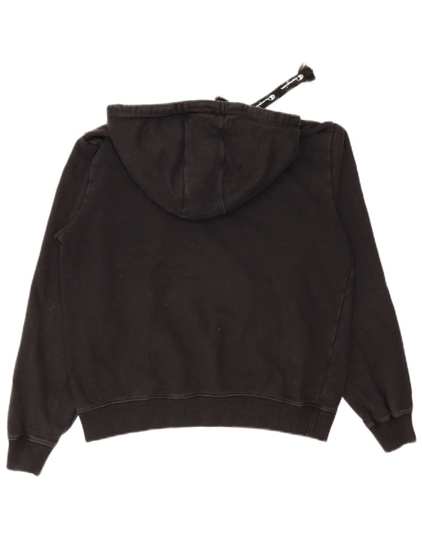 Champion Dame Hættetrøje Jumper UK 16 Large Black Bomuld