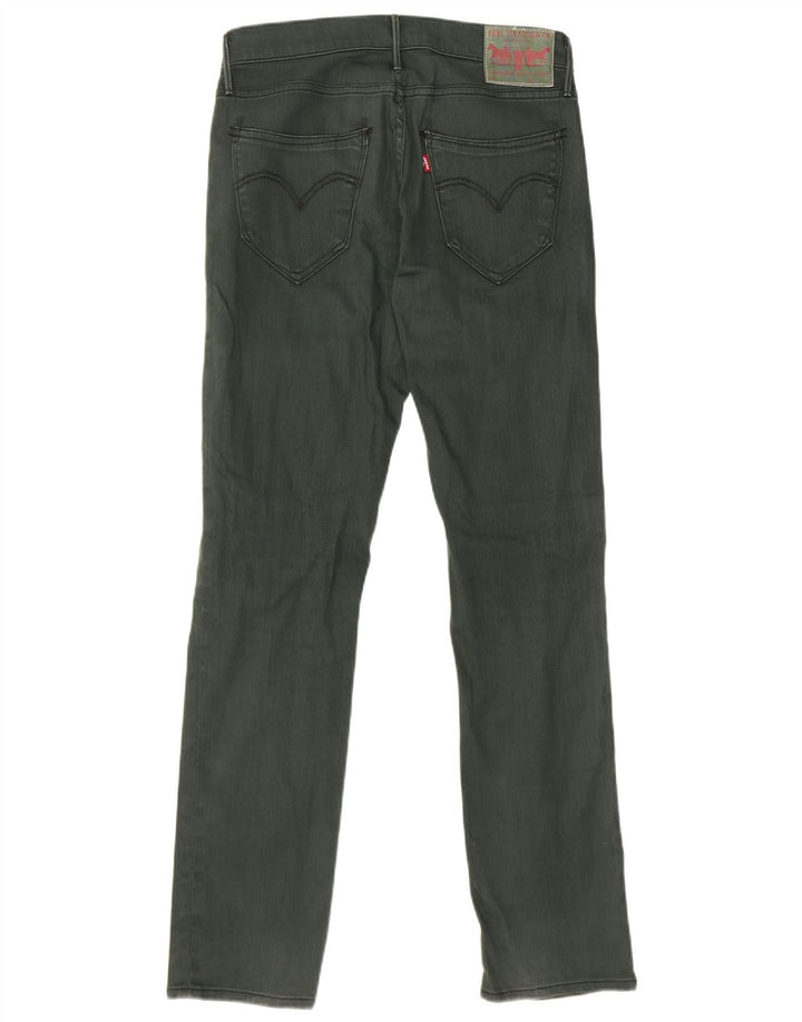 Levi's Dame 511 Slim Jeans W29 L32 Grøn Bomuld