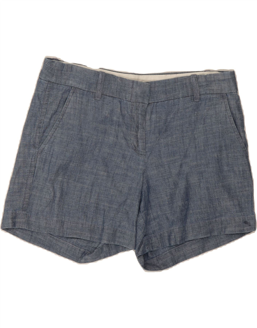 J. CREW Womens Chino Shorts US 6 Medium W34 Blue Vintage J. Crew and Second-Hand J. Crew from Messina Hembry 