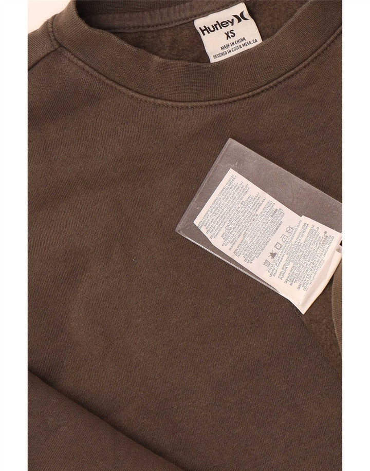 Hurley Herre Grafisk Sweatshirt Jumper XS Brun bomuld