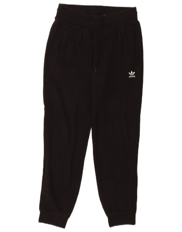 Adidas Dame træningsdragt Bukser Joggers UK 10 Small Black Bomuld