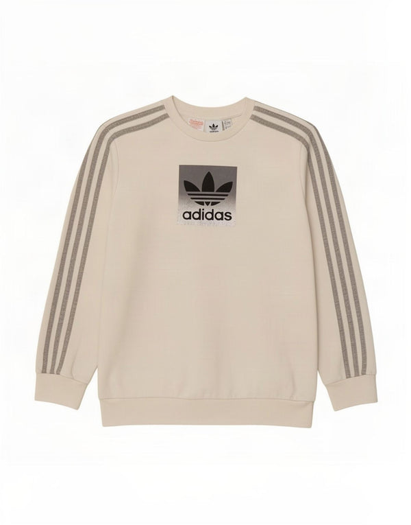 Adidas Boys Graphic Sweatshirt Jumper 13-14 år Hvid Bomuld