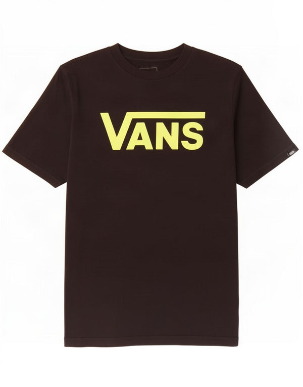 Vans drenge Custom Fit grafisk T-shirt top 12-13 år stor sort bomuld