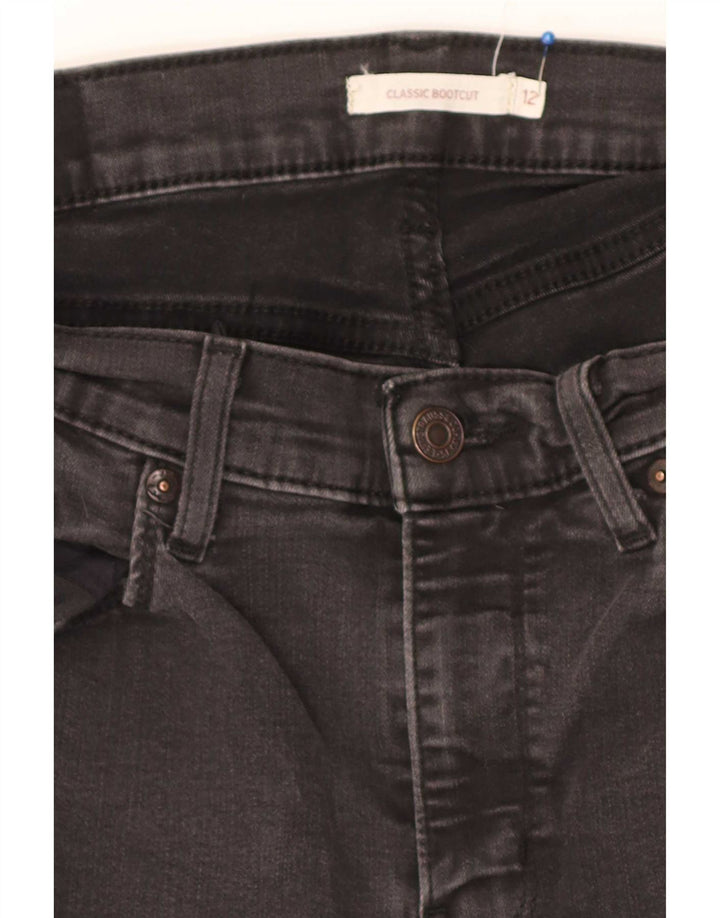 Levi's Dame Classic Fit Bootcut Jeans US 12 Large W30 L29 Sort