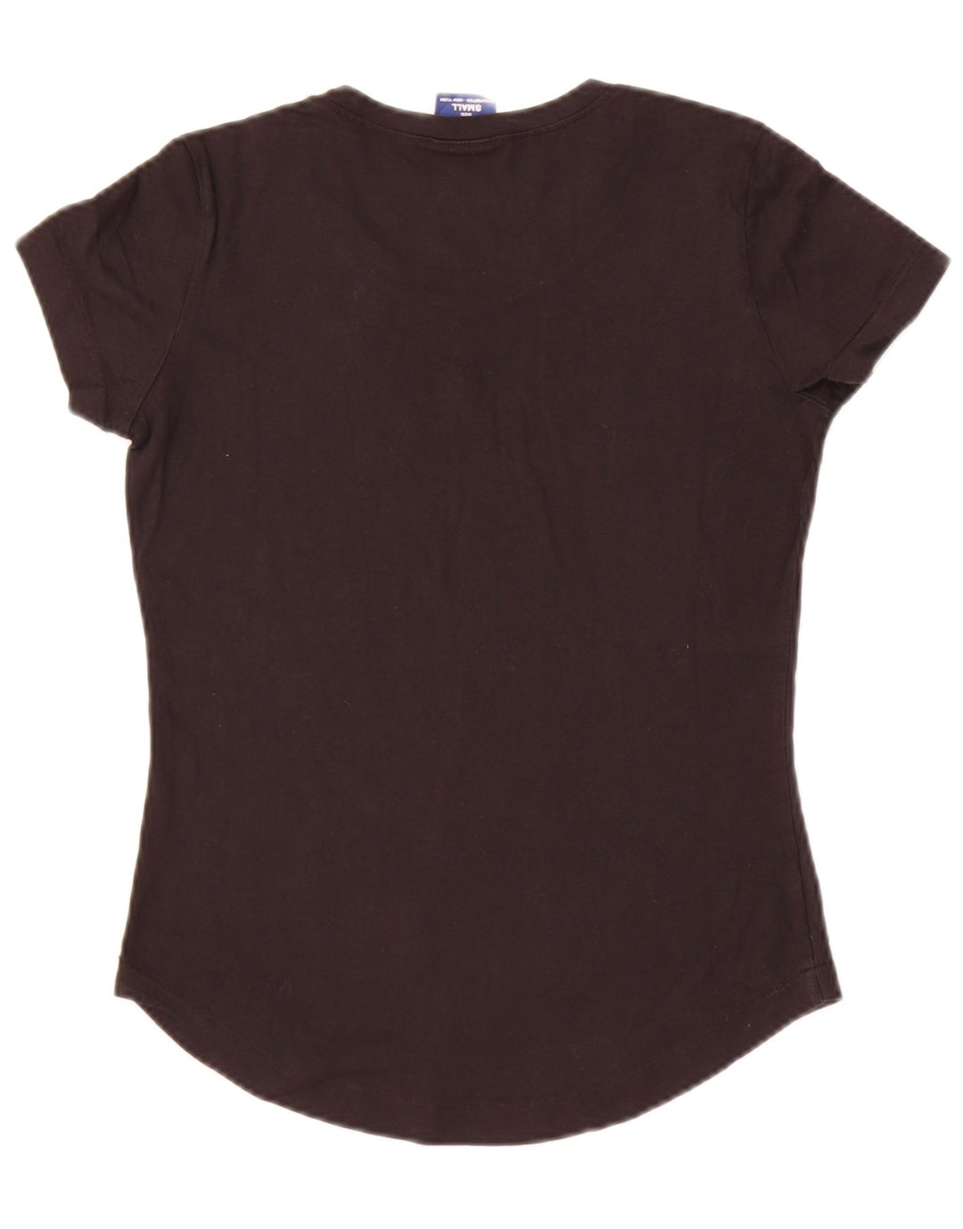 Champion Dame Grafisk T-Shirt Top UK 10 Lille Sort