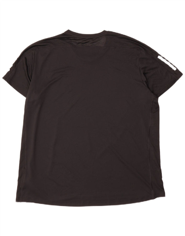 ADIDAS Herre Aeroready T-Shirt Top 2XL Sort Polyester