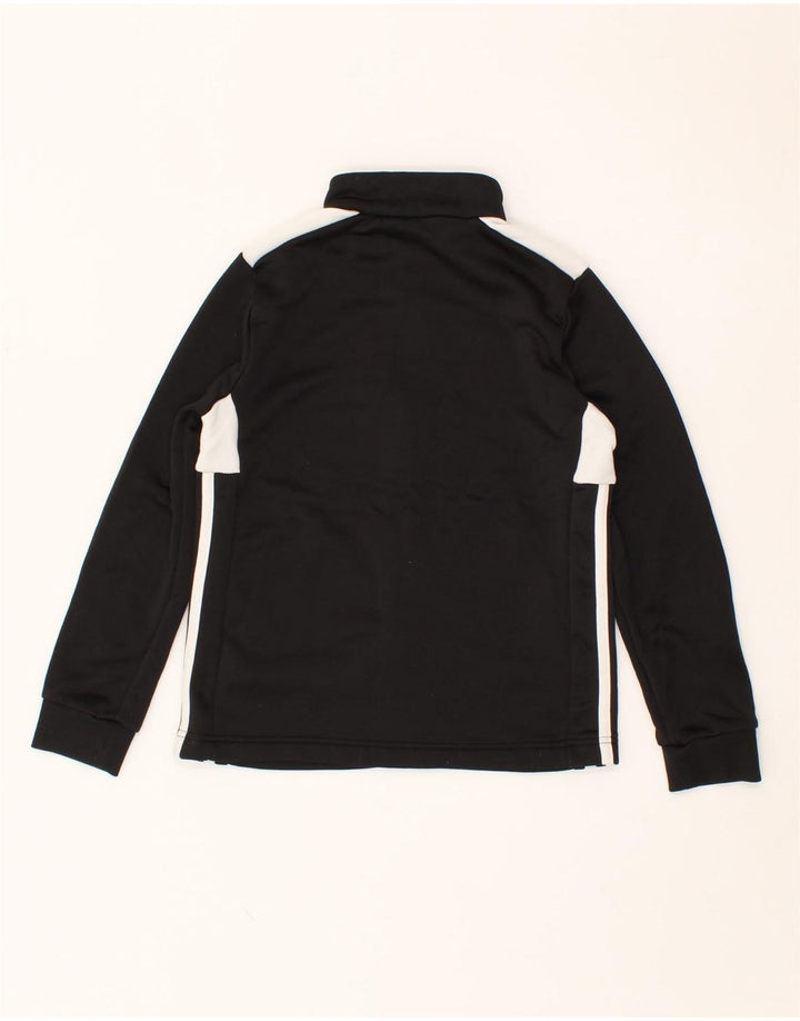 ADIDAS Boys Tracksuit Top Jacket 9-10 Years Black Polyester Vintage Adidas and Second-Hand Adidas from Messina Hembry 