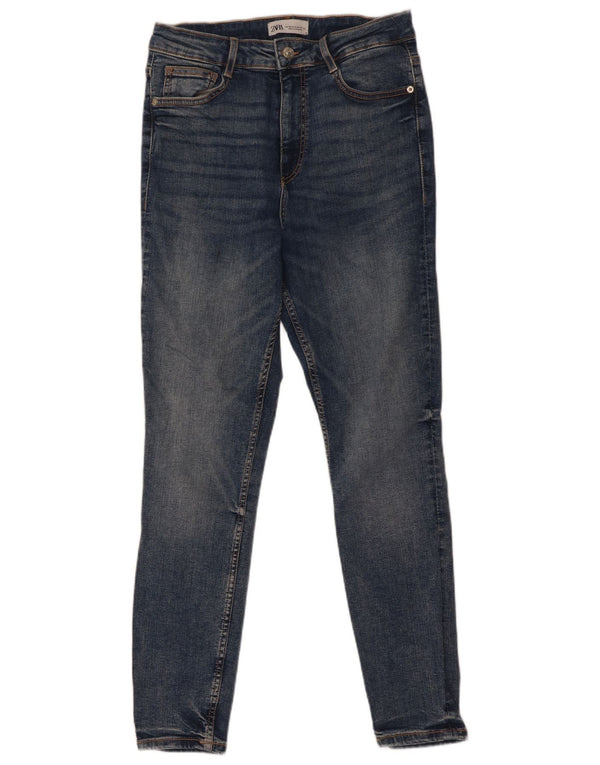 Zara Dame Skinny Jeans EU 40 Medium W30 L28 Blå