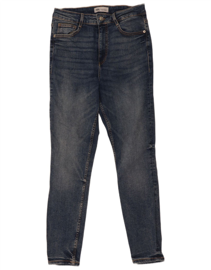 Zara Dame Skinny Jeans EU 40 Medium W30 L28 Blå