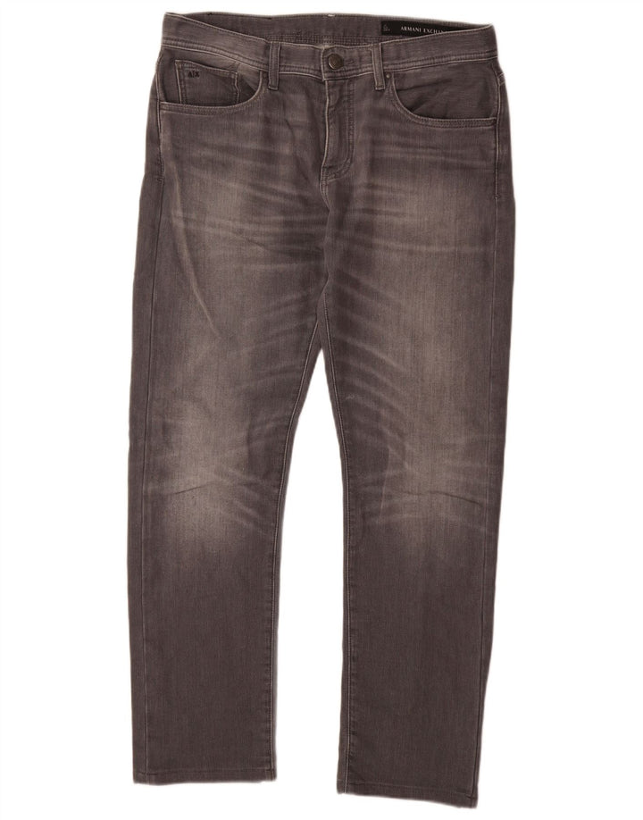 Armani Herre J13 Slim Jeans W32 L30 Grå Bomuld