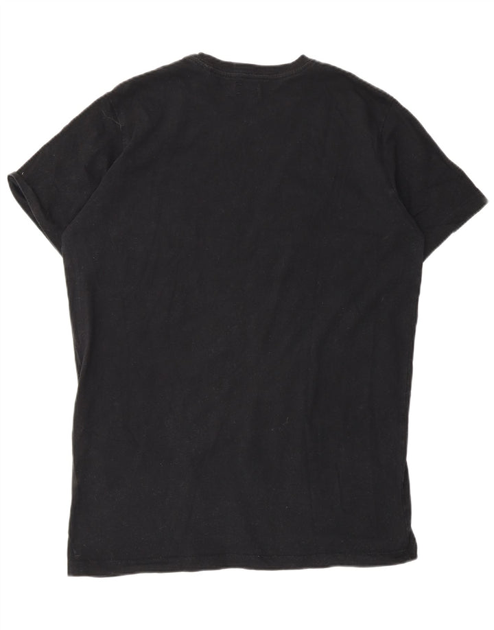 Diesel Herre Grafisk T-Shirt Top Stor Sort