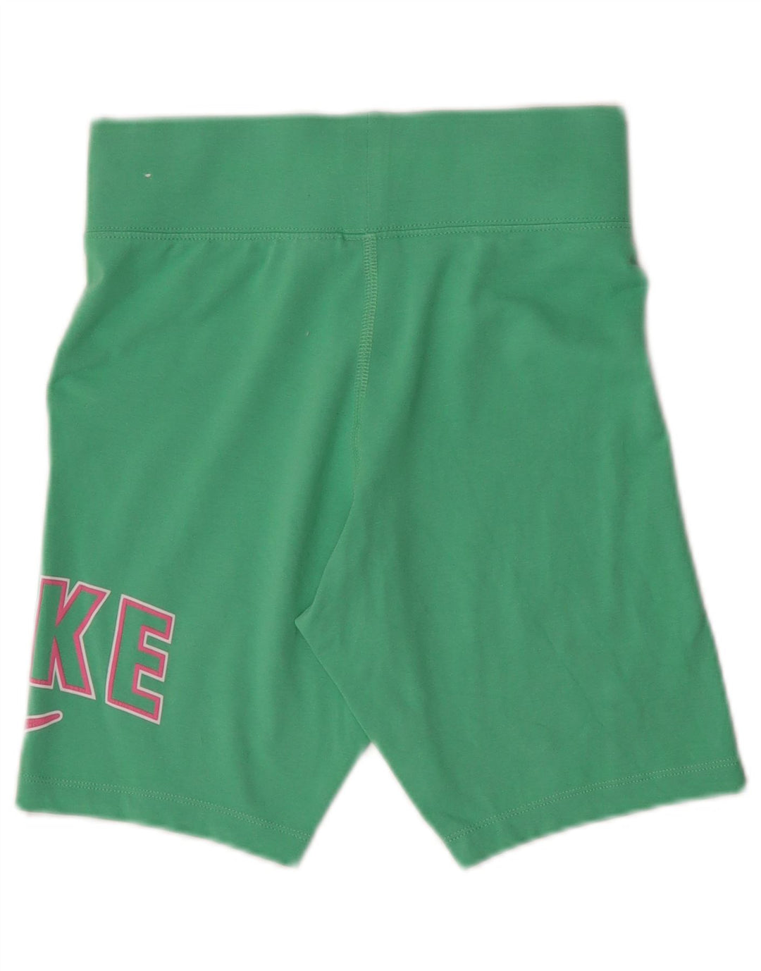 Nike Dame grafiske sportsshorts UK 12 Medium Green Bomuld