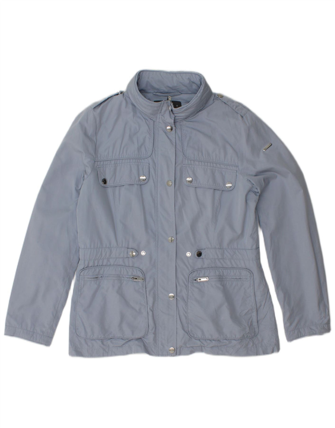 ESPRIT Militærjakke til kvinder UK 12 Medium Blue Polyester