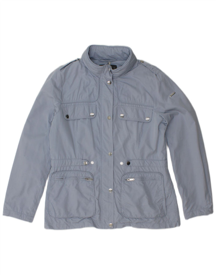 ESPRIT Militærjakke til kvinder UK 12 Medium Blue Polyester