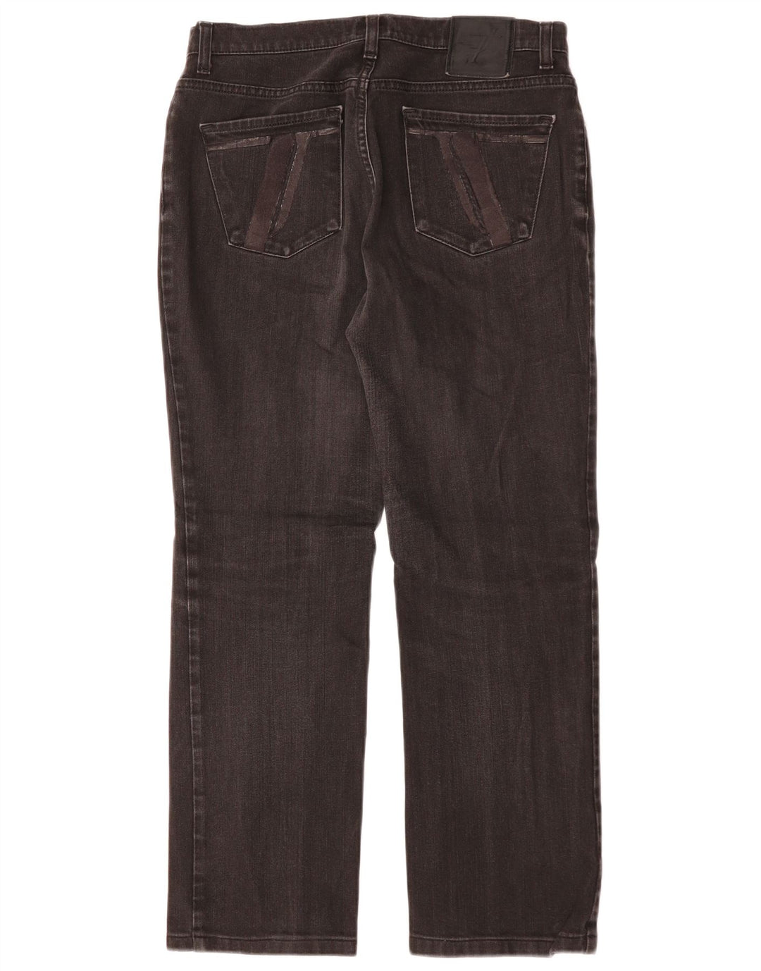 TRUSSARDI Lige jeans til kvinder W30 L27 sort bomuld