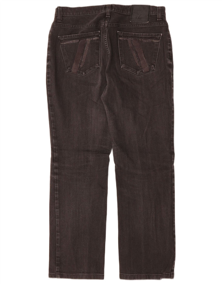 TRUSSARDI Lige jeans til kvinder W30 L27 sort bomuld