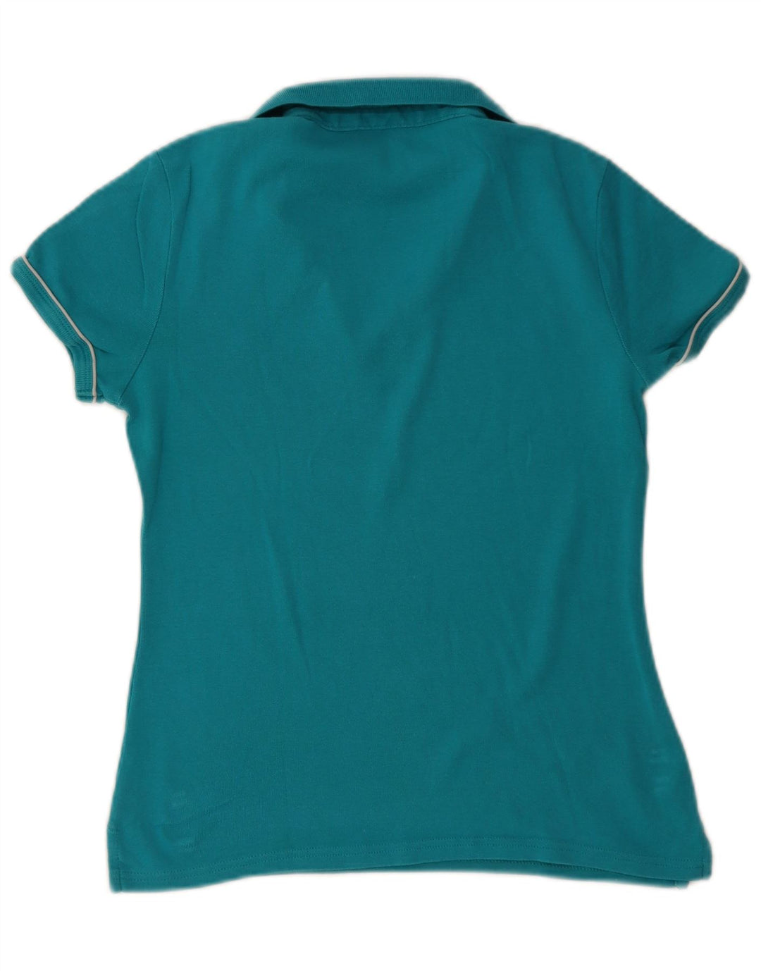 Tommy Hilfiger Dame Polo Shirt UK 12 Medium Blue