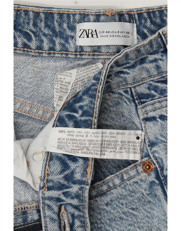 Zara Womens Tapered Jeans EU 40 Medium W30 L27 Blå Bomuld