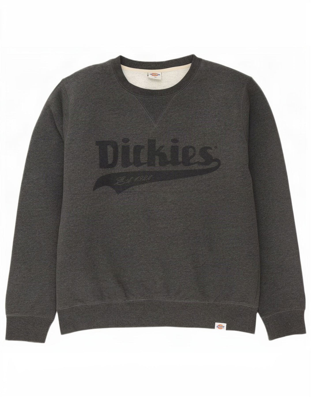 Dickies Herre Grafisk Sweatshirt Jumper Stor Grå Bomuld