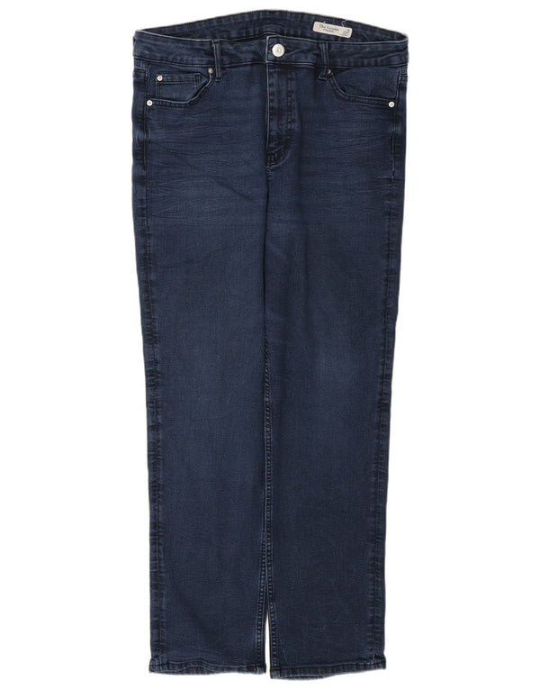 Marks & Spencer Womens The Sienna Straight Jeans UK 16 Large W34 L27 Blue