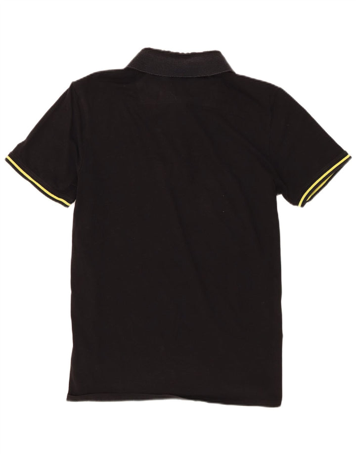 Guess Kortærmet Herre Regular Fit Polo Shirt Medium Sort Bomuld