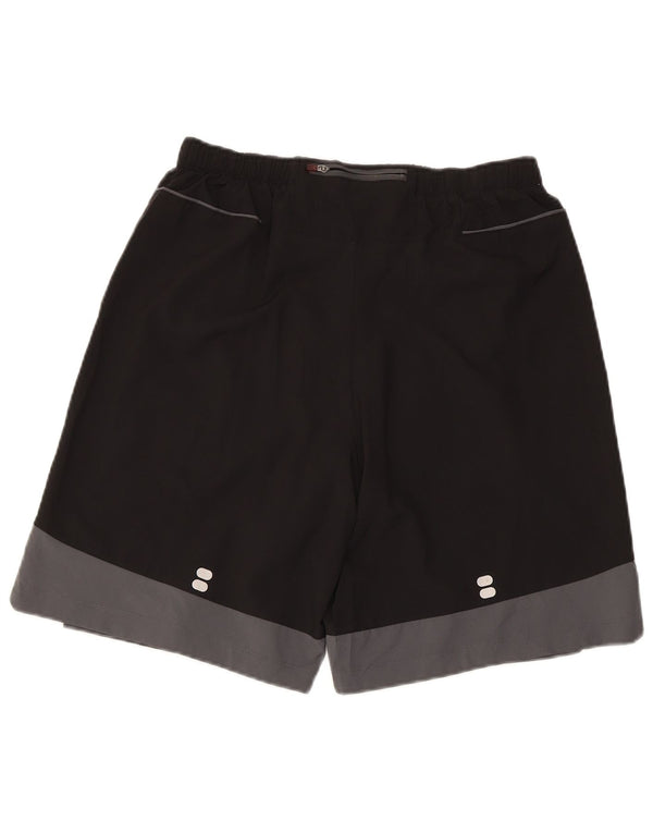 Asics Herre Sportshorts Medium Sort Colourblock Polyester