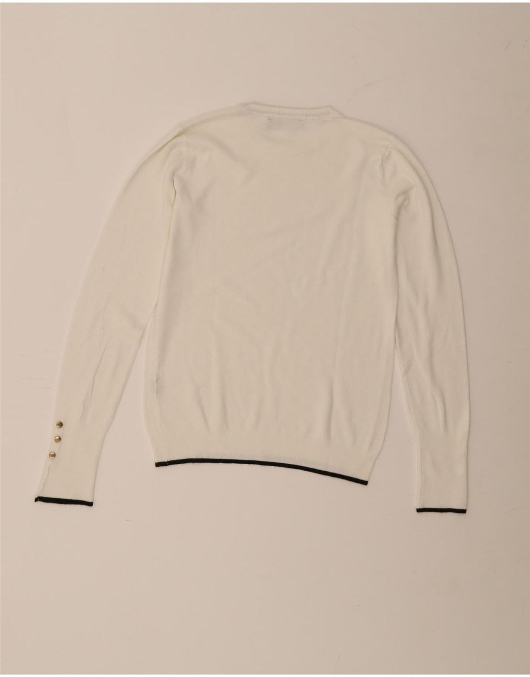 Zara Dame sweater med rund hals DK 12 Medium White