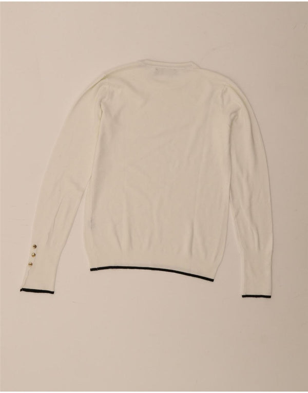 Zara Dame sweater med rund hals DK 12 Medium White