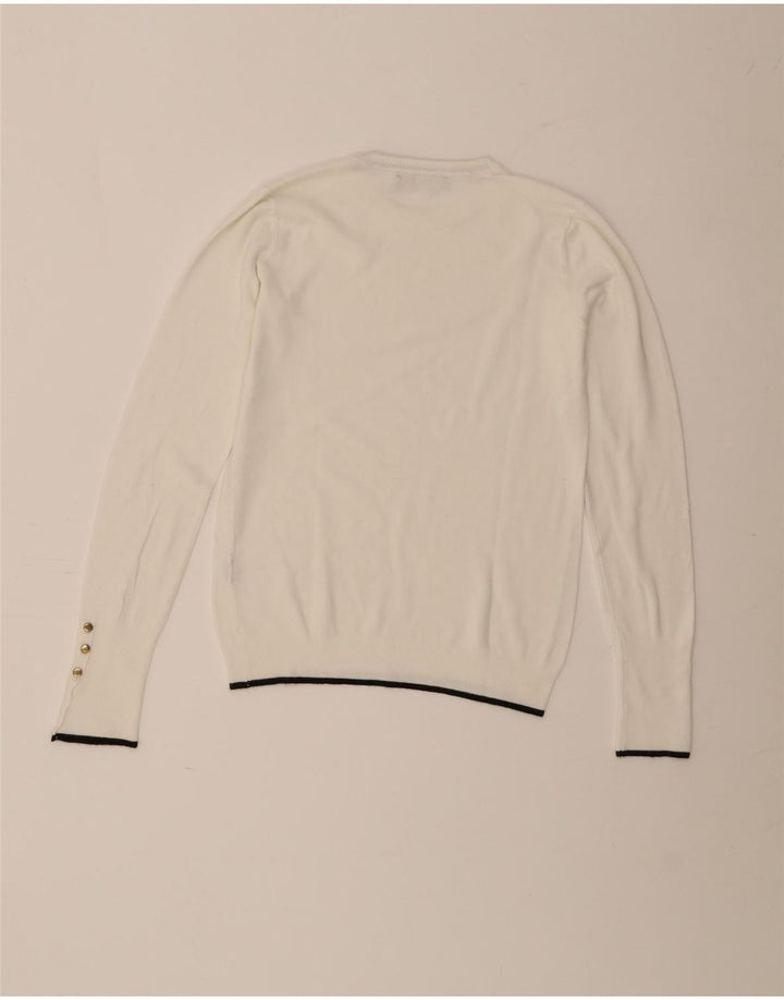 Zara Dame sweater med rund hals DK 12 Medium White