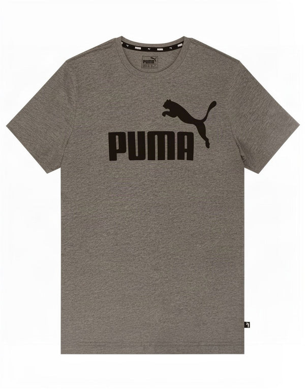 Puma Boys Grafisk T-Shirt Top 15-16 år Grå Flecked Bomuld