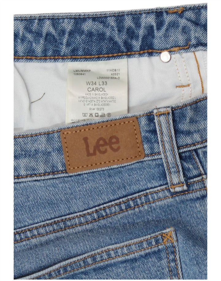 Lee Dame Carol Tapered Jeans W34 L29 Blå Bomuld