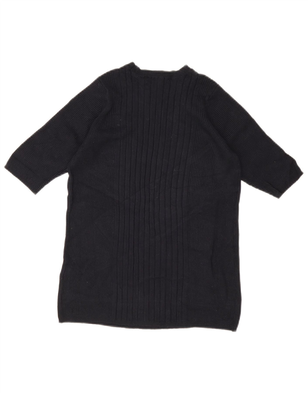 Marks & Spencer Dame Boat Neck Jumper Sweater UK 12 Medium Navy Blue